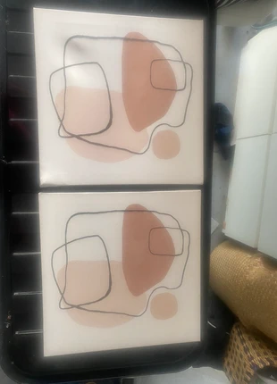 Lot de 2 toiles Design, marque: CM, état: Neuf sans étiquette, 7,00 €, 8,05 € Protection acheteurs incluse