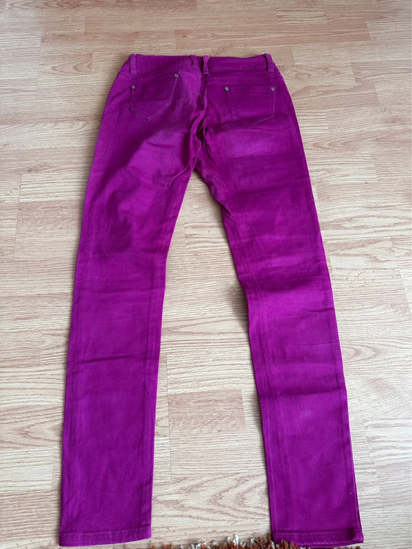 Purple sales denim pants