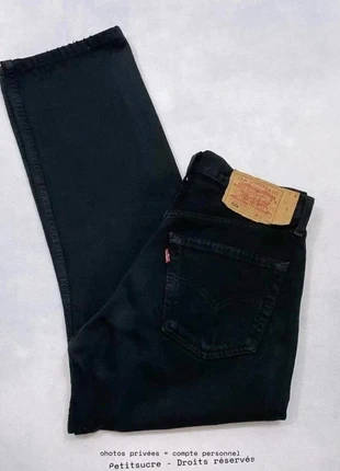 Jean Levi’s 501 y2k Noir Femme Loose style Large Pant Dark Denim Straight - M w28 /1450B, marca: Levi's, estado: Muito bom, tamanho: M / 38 / 10, €34.00, €36.40 inclui Proteção do Comprador Pro