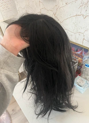 pruik, zwart, marca: NO LABEL, estado: Nuevo sin etiquetas, 14,00 €, 15,40 € Protección al comprador incluida