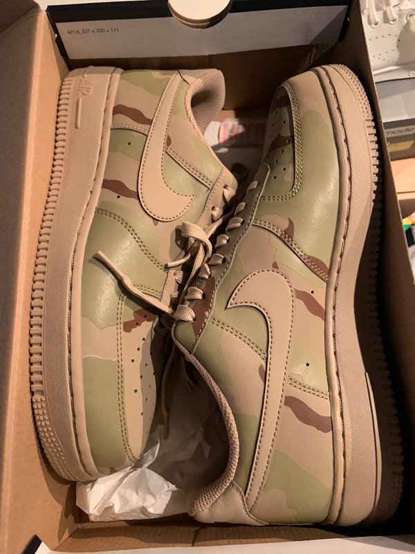Nike Air Force Low Reflective Desert Camo 2016 Vinted