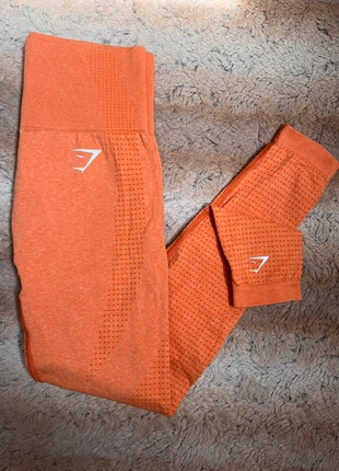 Legging Gymshark musculation fitness yoga | Vital Seamless legging Orange | Taille XS, marque: Gymshark, état: Très bon état, taille: XS / 34 / 6, 25,00 €, 26,95 € Protection acheteurs incluse