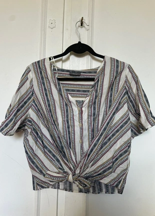 Chemisier bohème vintage ethnic crop top blouse femme, brand: Yessica, condition: Very good, size: XL / 42 / 14, €4.00, €4.90 includes Buyer Protection