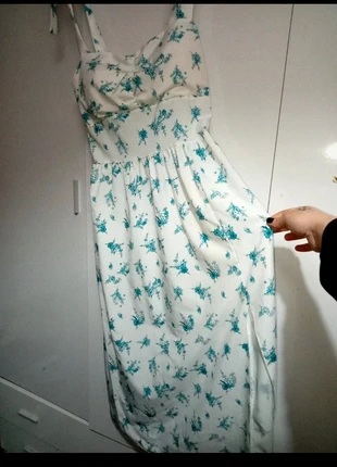 Vestido midi bohemio, floral y romántico, estado: Muito bom, tamanho: Tamanho único, €10.00, €11.20 inclui Proteção do Comprador