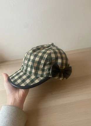 Casquette à carreaux beige et verte noeud vintage y2k, brand: y2k, condition: Very good, size: One size, €10.00, €11.20 includes Buyer Protection