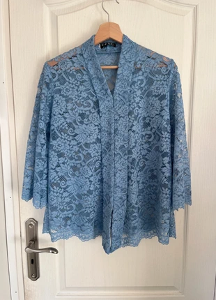 Blazer / veste dentelle bleu clair, brand: Reno, condition: New without tags, size: M / 38 / 10, €4.00, €4.90 includes Buyer Protection
