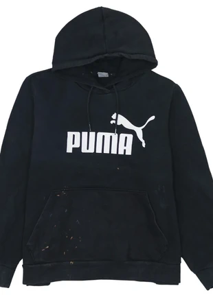 Puma 90's black spellout pullover hoodie xxlarge (2xl), brand: Puma, condition: Satisfactory, size: XXL / UK 24-26, £16.00, £17.50 includes Buyer Protection Pro