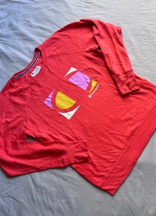 sweat leger t-shirt Champion vintage brodée Blanc Orange Rouge M L En très bonne état, marca: Champion, estado: Muito bom, tamanho: M, €15.89, €17.38 inclui Proteção do Comprador