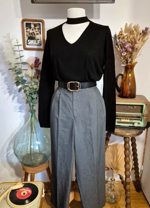 Pull fin col rond ouvert noir, brand: Pimkie, condition: Very good, size: L / 40 / 12, €10.00, €11.20 includes Buyer Protection