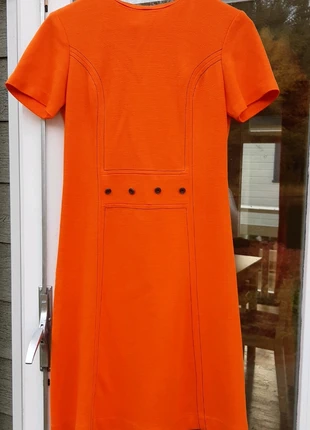 Vintage oranje jurkje. , marca: Vintage, estado: Satisfactorio, tamaño: S / 36 / 8, 7,50 €, 8,58 € Protección al comprador incluida