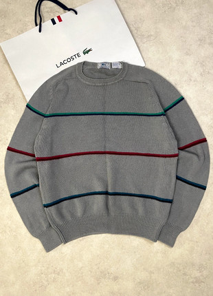 Sweat Pull Col Rond Lacoste Gris Rayé Couleur Hommes Taille XL Izod Vintage, marke: Lacoste, zustand: Sehr gut, größe: XL, 25,00 €, 26,95 € inklusive Vinted-Käuferschutz