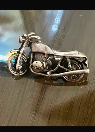 Vintage Sterling silver / solid 925 motorbike pin badge brooch., brand: Rare, condition: Very good, £25.00, £26.95 includes Buyer Protection
