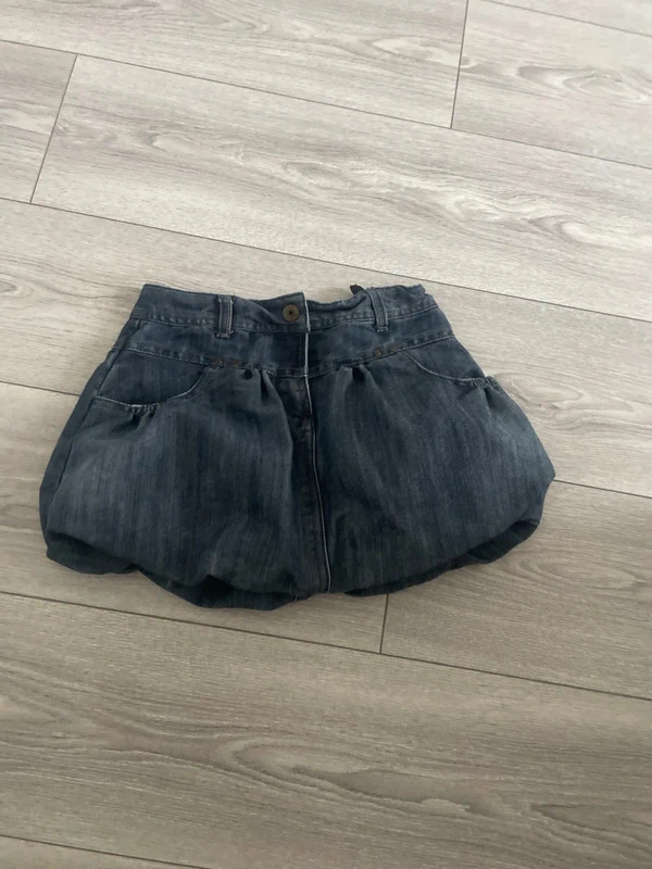 Jupe fille bleue