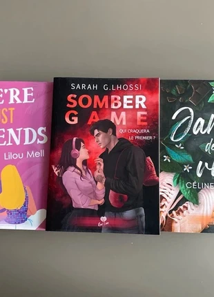 Lot 3 livres : we ´re just friends, jamais de la vie, somber game, condition: Satisfactory, €13.00, €14.35 includes Buyer Protection Pro
