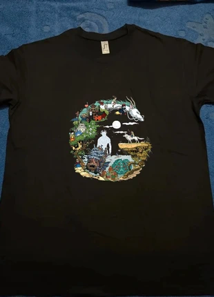 T-shirt unisex Ghibli manga taglia M-L, marque: sol's, état: Très bon état, taille: M, 17,00 €, 18,55 € Protection acheteurs incluse