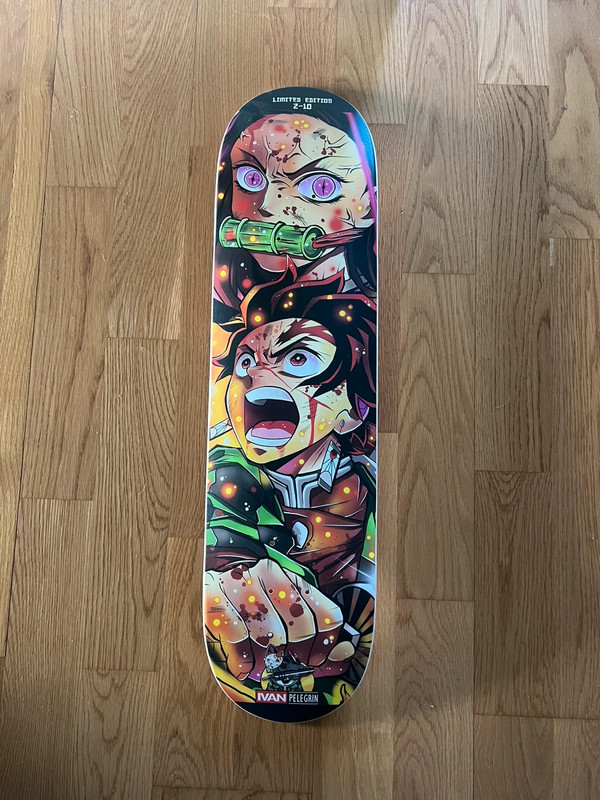 Kimetsu no Yaiba Demon Slayer Skateboard Deck Tanjiro  1