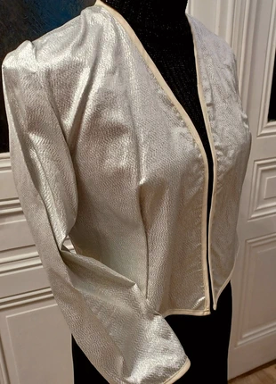 Veste courte lamé argent, zustand: Sehr gut, größe: M / 38 / 10, 8,00 €, 9,10 € inklusive Vinted-Käuferschutz