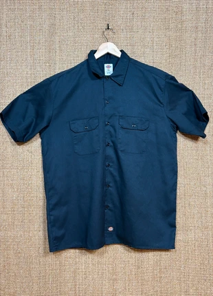 Chemise Dickies bleu marine 574 short sleeve workwear shirt vintage USA 2000s XL homme #0760, marque: Dickies, état: Très bon état, taille: XL, 30,00 €, 32,20 € Protection acheteurs (Pro) incluse