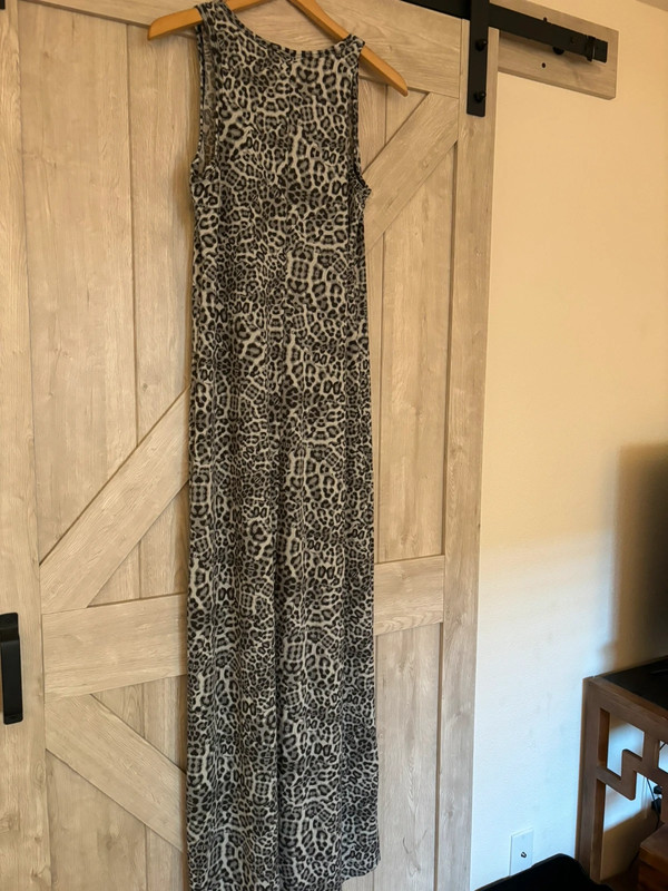 Long tank dress Leopard print 2