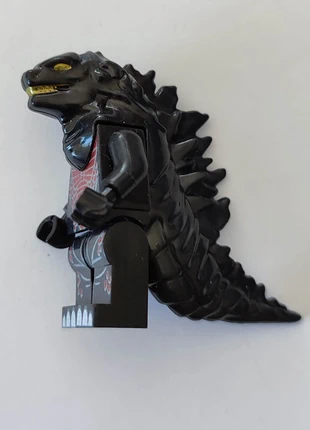 Figurine Minifig brick Godzilla Gojira Kaiju Noire compatible Lego, condition: Very good, size: S, €3.50, €4.38 includes Buyer Protection