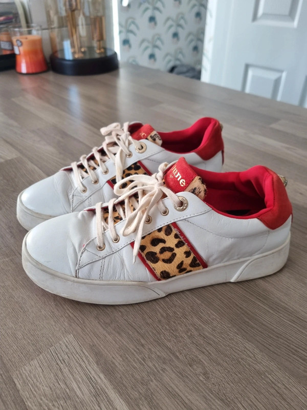 Dune animal deals print trainers