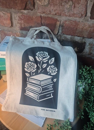 Mini book tote bag, reader cotton shopper, brand: library, condition: New without tags, £5.97, £6.97 includes Buyer Protection Pro