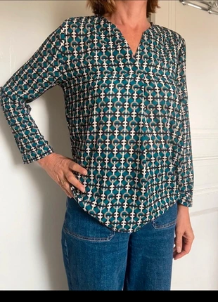 Chemisier bleu, brand: La Fee Maraboutee, condition: New without tags, size: M / 38 / 10, €15.00, €16.45 includes Buyer Protection