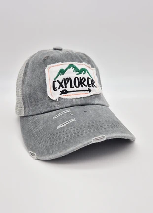 Casquette Trucker Explorer Vintage Montagne, brand: Explorer, condizioni: Nuovo senza cartellino, taglia: Taglia unica, €9.50, €10.68 include la Protezione acquisti