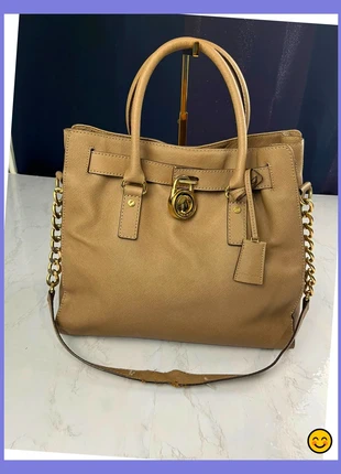 Sac à main et à bandoulière Michael Kors en cuir marron, brand: Michael Kors, condition: Very good, €42.00, €44.80 includes Buyer Protection
