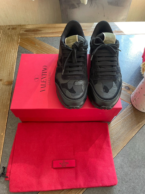 Black women's valentino trainers on sale