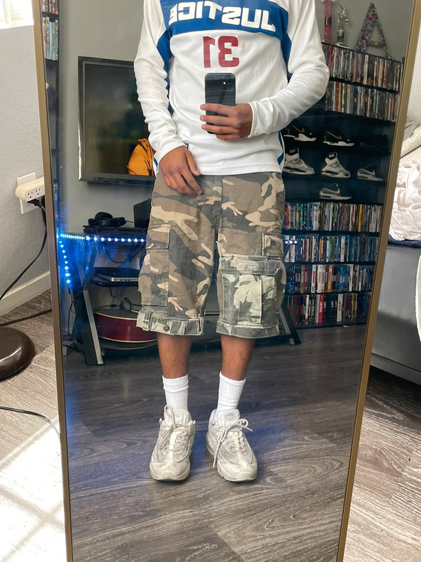 Custom Cargo Camouflage shorts 1