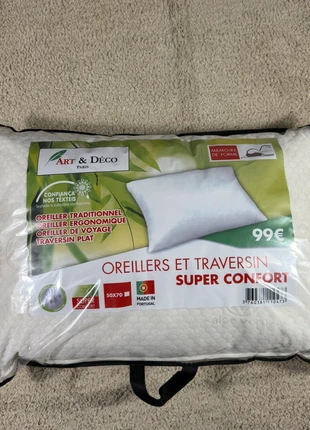 Coussin ergonomique mémoire de forme – Art Deco Paris – 50x70 – blanc – neuf emballé, marca: Art, estado: Nuevo con etiquetas, 22,00 €, 23,80 € Protección al comprador Pro incluida