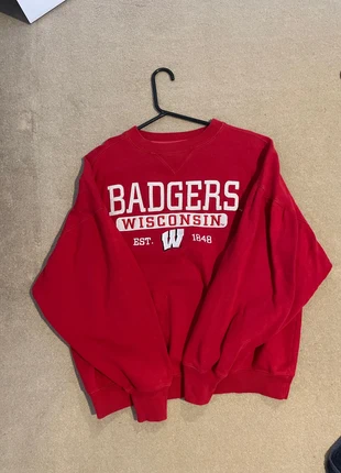 Red badgers jumper, brand: Jumper, condition: Very good, size: M / 10, £15.00, £16.45 includes Buyer Protection