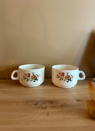 Tasses à thé Sarreguemines années 1920/50, brand: Sarreguemines, condition: Very good, €10.00, €11.20 includes Buyer Protection