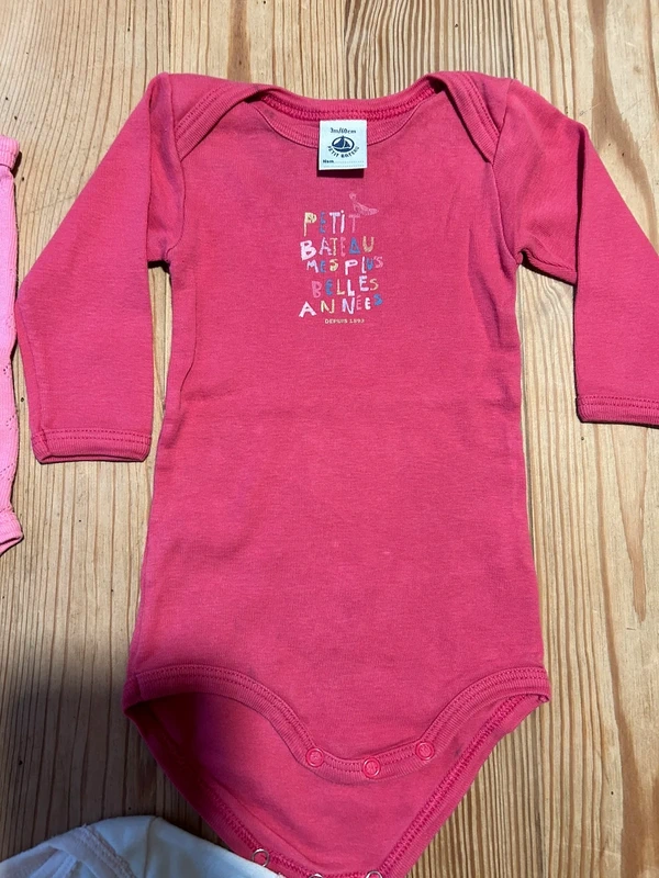 Body manches courtes petit bateau 3 mois - photo numéro 4