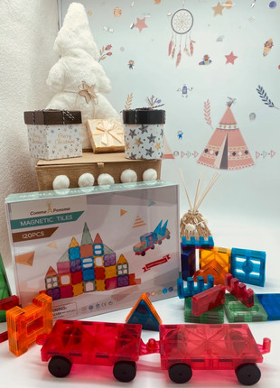 Blocs de construction magnétiques 120 pièces neuves - jeux éducatifs, marke: Noël, zustand: Sehr gut, größe: Einheitsgröße, 49,99 €, 53,19 € inklusive Vinted-Käuferschutz