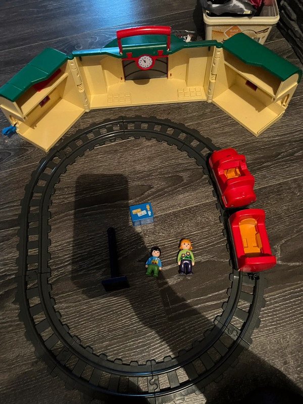 Train Playmobil - gare et voyage 