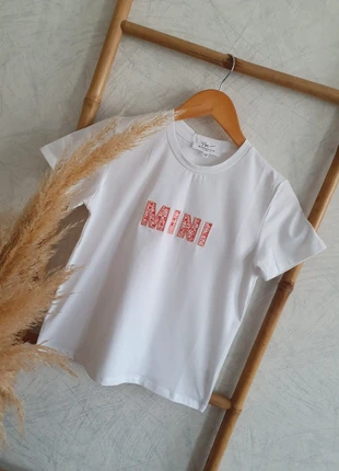 Tee-shirt " Mini " 12 ans, marque: Mere et Fille, état: Neuf avec étiquette, taille: 12 ans / 152 cm, 10,00 €, 11,20 € Protection acheteurs (Pro) incluse