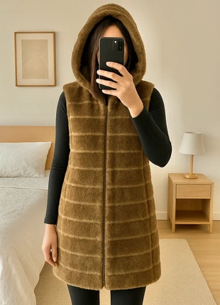 Manteau sans Manches Fourrure Marron M, marque: Fashionista, état: Très bon état, taille: M / 38 / 10, 25,00 €, 26,95 € Protection acheteurs incluse