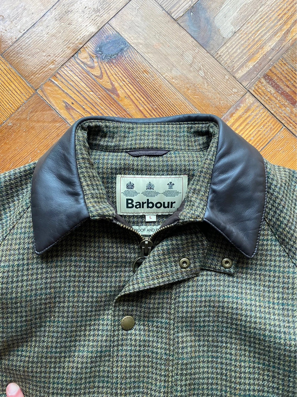 Barbour tweed field clearance coat