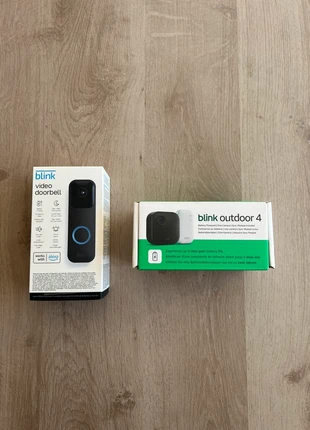 Lot caméra Blink Doorbell Vidéo + Caméra Outdoor 4, marque: Blink, état: Neuf avec étiquette, 50,00 €, 53,20 € Protection acheteurs incluse
