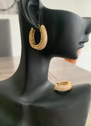 Boucles d’oreilles tendances chics dorées, marque: Tendance, état: Très bon état, 8,90 €, 10,05 € Protection acheteurs (Pro) incluse