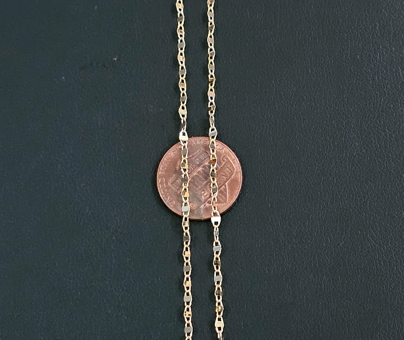 14k gold necklace 20 inch 3