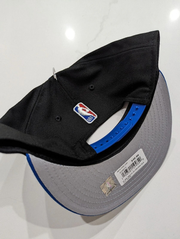 Men's New Era 9Fifty Black/Blue NBA Orlando Magic 2022 Tip-Off Snapback Hat 3