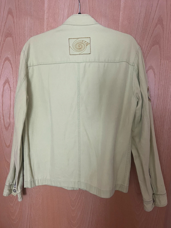 Florentino biker Jacket in Light Green 2