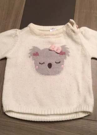Pull fille hiver 6 mois, brand: Baby Club, condition: Very good, size: 3-6 months / 62 cm, €1.00, €1.75 includes Buyer Protection