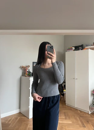 Grey long sleeve, marca: Vintage Dressing, estado: Muito bom, tamanho: S / 36 / 8, €6.00, €7.00 inclui Proteção do Comprador