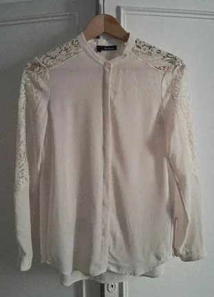 Chemisier dentelle The Kooples Écru XS, brand: The Kooples, condition: Very good, size: XS / 34 / 6, €12.00, €13.30 includes Buyer Protection