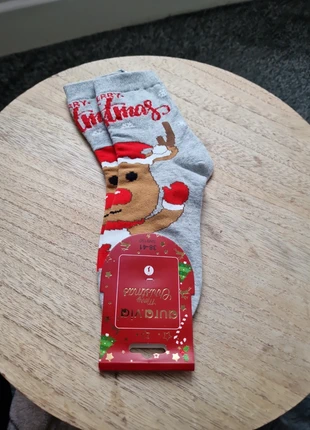 Merry xmas festive socks size uk 5-8, brand: no brand, condition: New with tags, size: M | 6-9.5, £1.50, £2.28 includes Buyer Protection