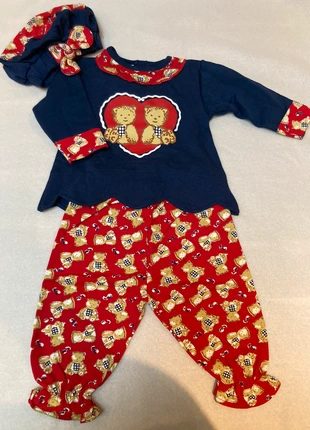 Ensemble chaud et doux fille 6 mois, merk: Inconnu, staat: Nieuw zonder prijskaartje, maat: 3-6 maanden / 62 cm, € 4,50, € 5,43 inclusief Kopersbescherming